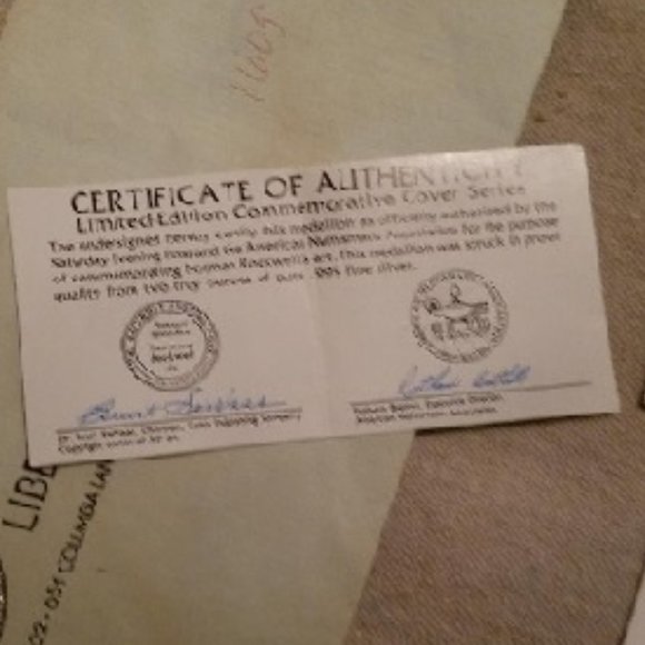 RARE 1988 PROOF SET Norman Rockwell 12 Coins (2 oz) The Saturday Evening Post - Picture 6 of 16